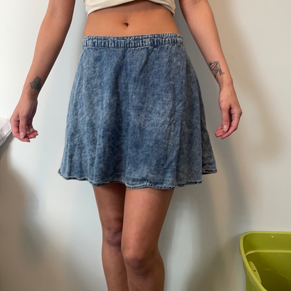 Denim skirt